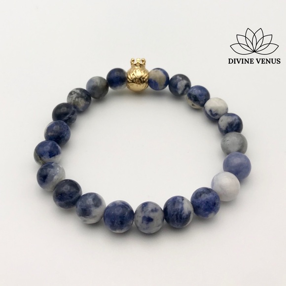 Lion Sodalite Stretch Bracelet - Picture 8 of 8